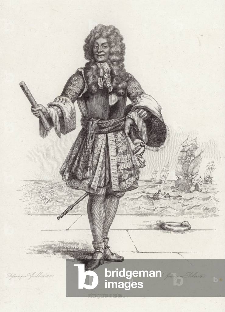 Portrait of Abraham Duquesne (engraving)