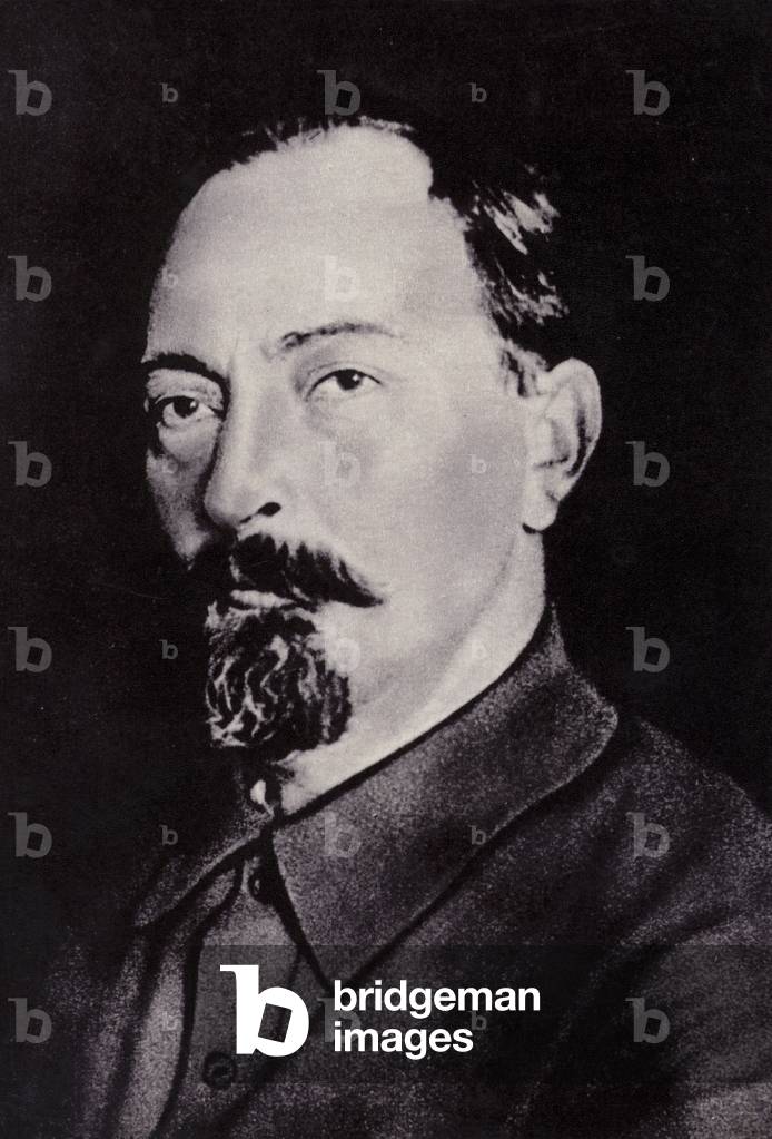 Felix Dzerzhinsky, Russian Bolshevik revolutionary and founder and director of the Soviet secret police (b/w photo)
