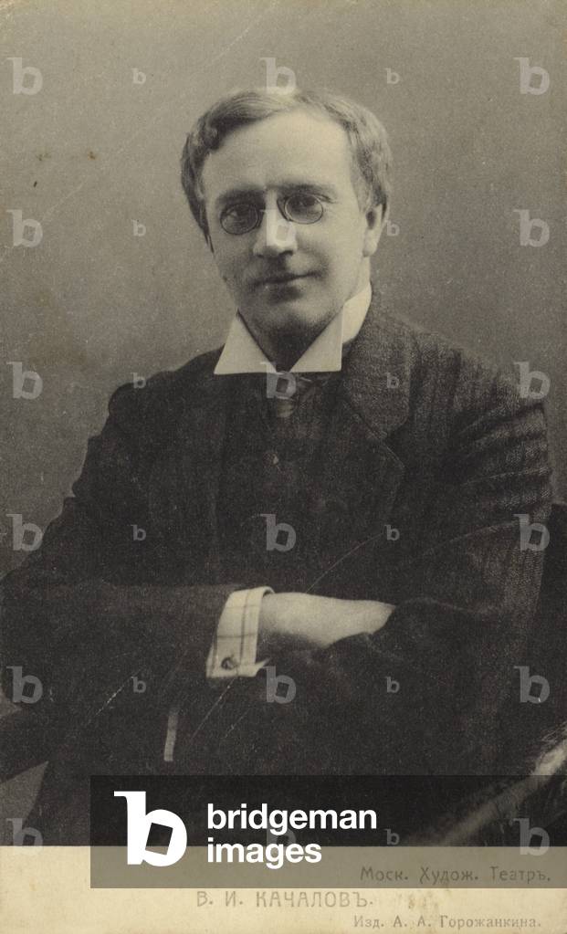 Vasily Kachalov, Russian actor (b/w photo)