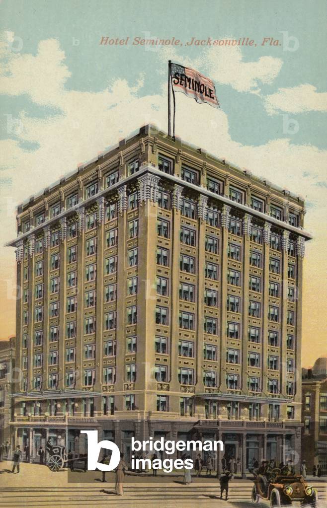 Hotel Seminole, Jacksonville, Florida, USA (coloured photo)