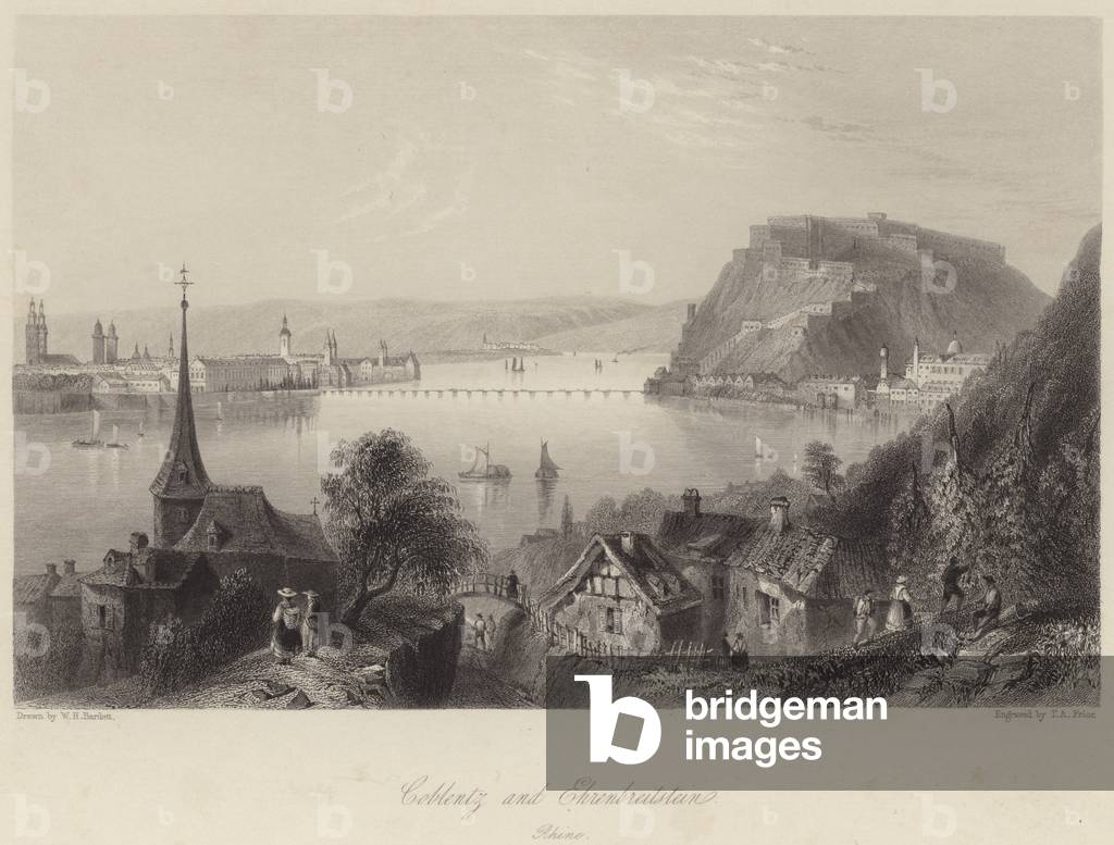 Coblentz and Ehrenbreitstein (engraving)