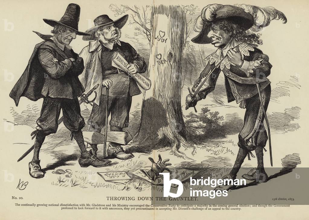 Throwing Down the Gauntlet (engraving)