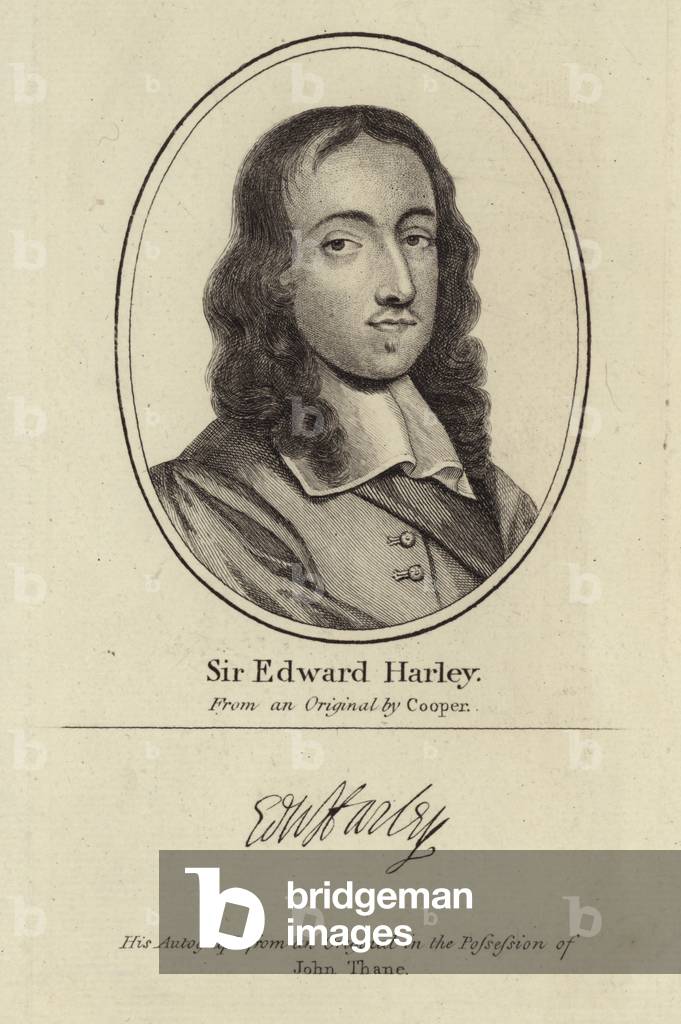 Portrait of Sir Edward Harley (engraving)