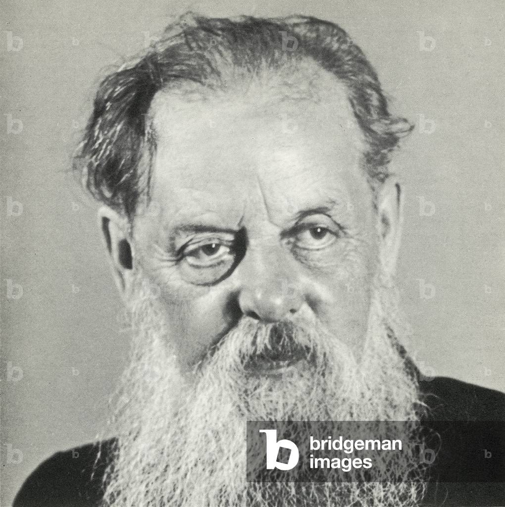 P Bazhov (b/w photo)