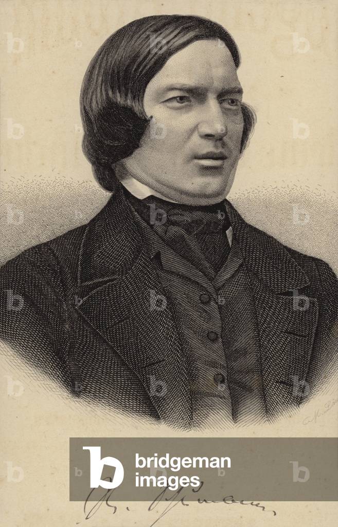 Portrait of Robert Schumann (engraving)