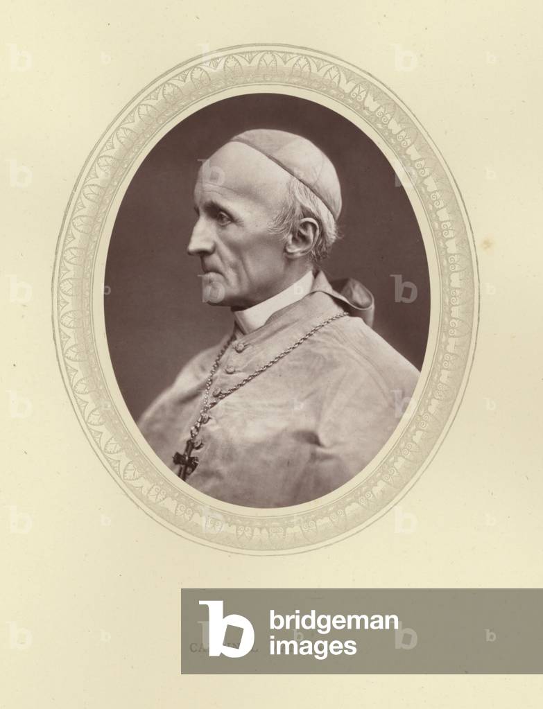 Cardinal Manning (b/w photo)