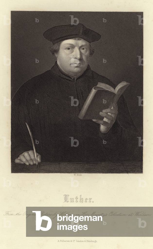Portrait of Martin Luther (engraving)