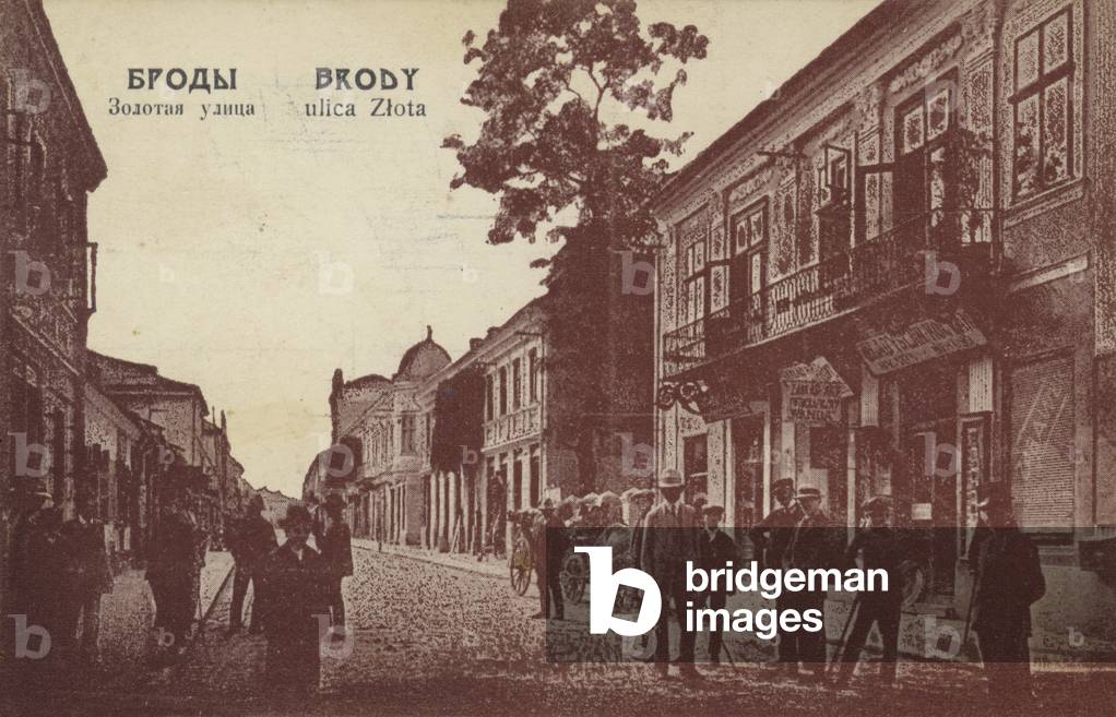 Brody, western Ukraine, Russian Empire, c1900 (b/w photo)