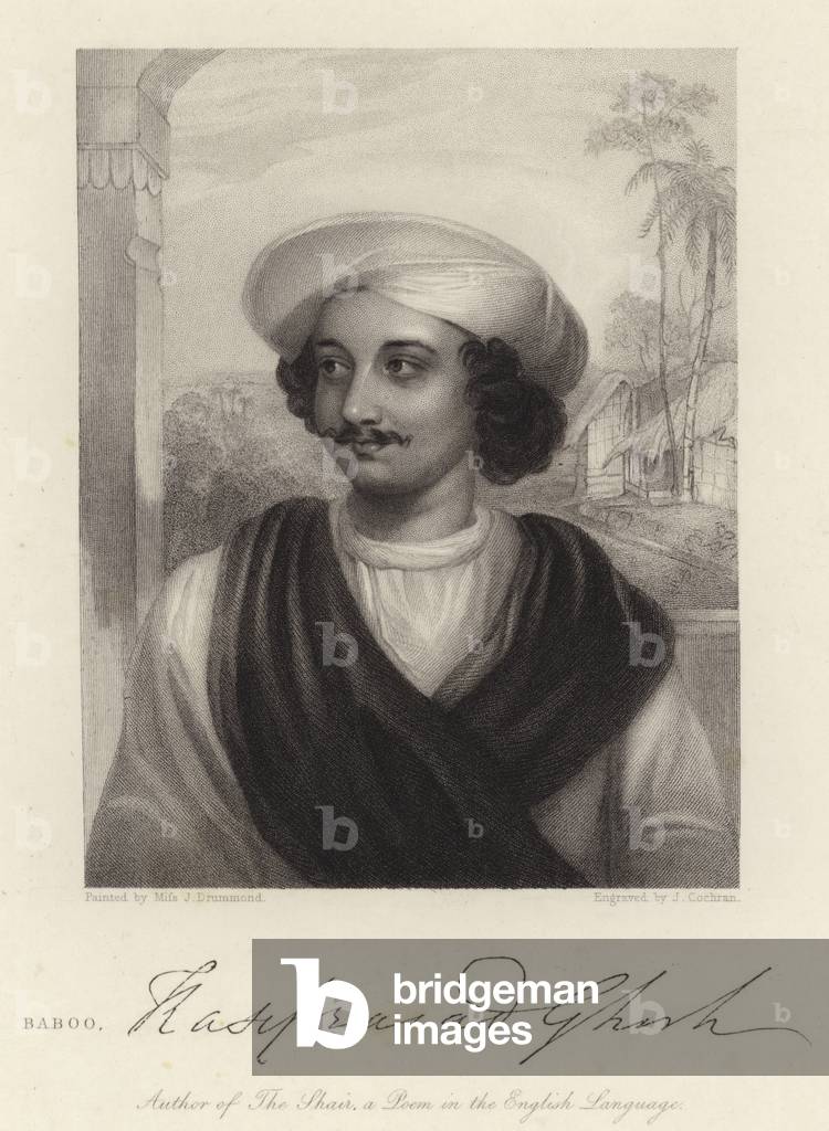 Baboo Kasiprasad Ghosh (engraving)