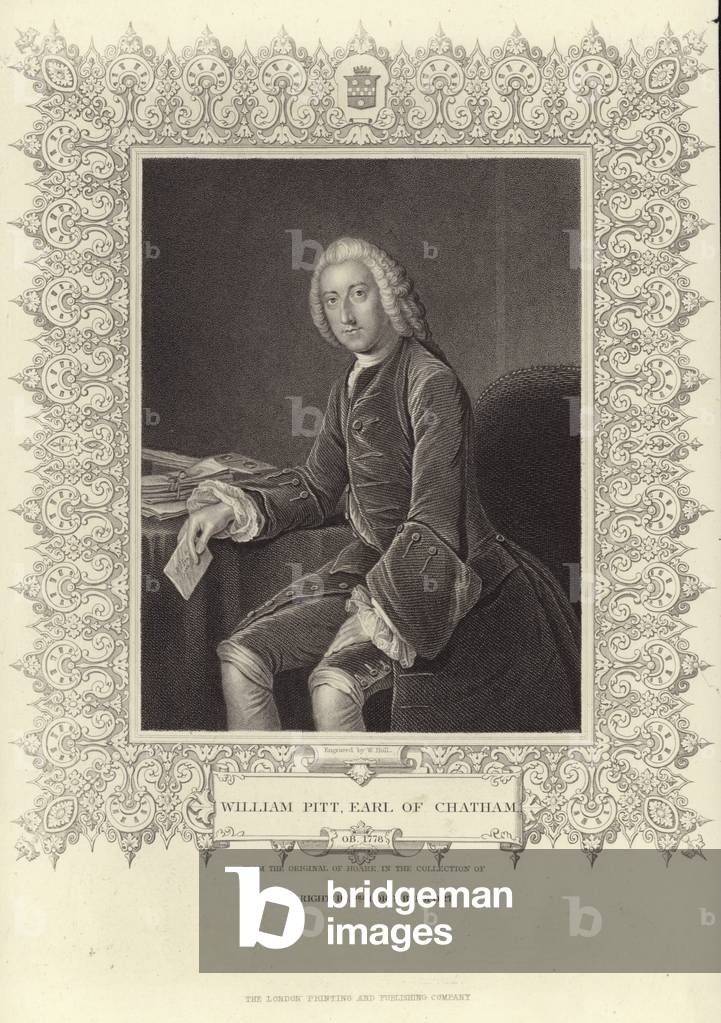 Portrait of William Pitt the Elder (engraving)