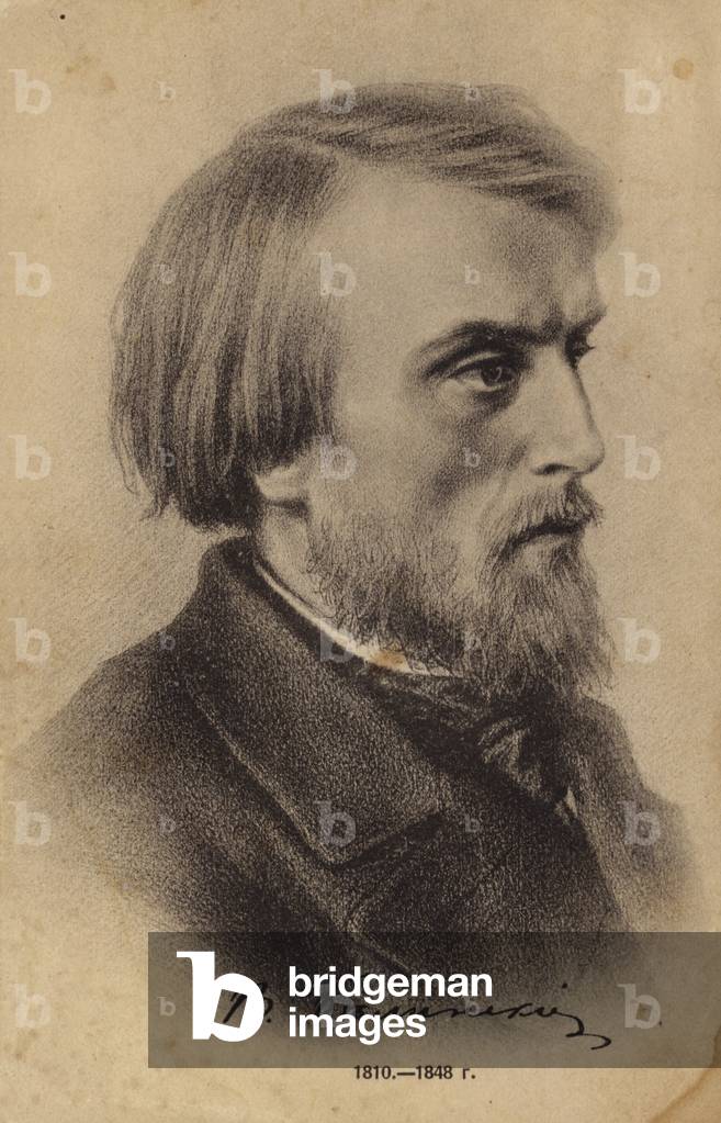 Vissarion Belinsky, Russian literary critic (litho)