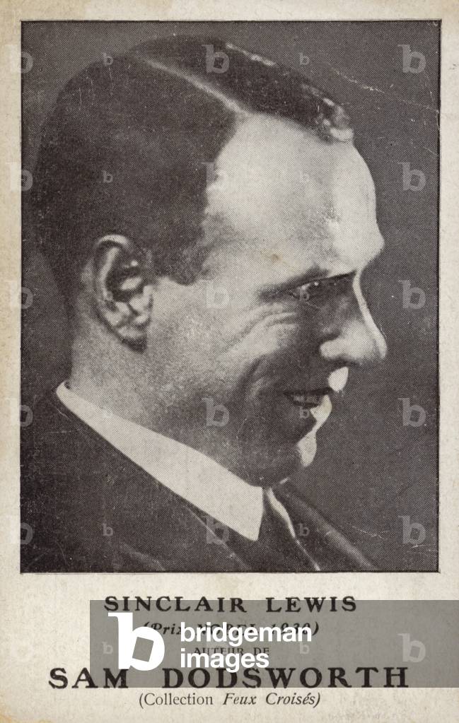 Sinclair Lewis (1885-1951), American novelist, short story writer and playwright (litho)
