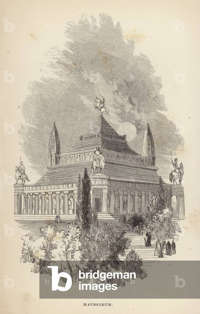 Mausoleum at Halicarnassus (engraving)