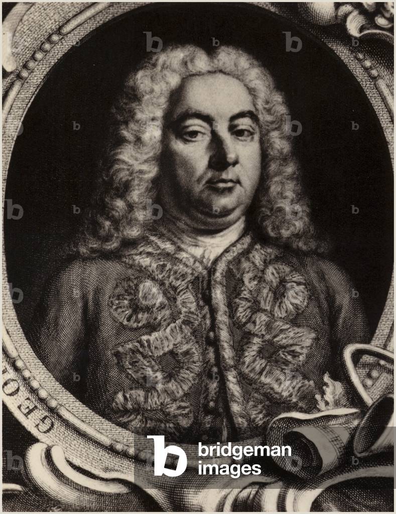 Portrait of George Friedrich Handel (engraving)
