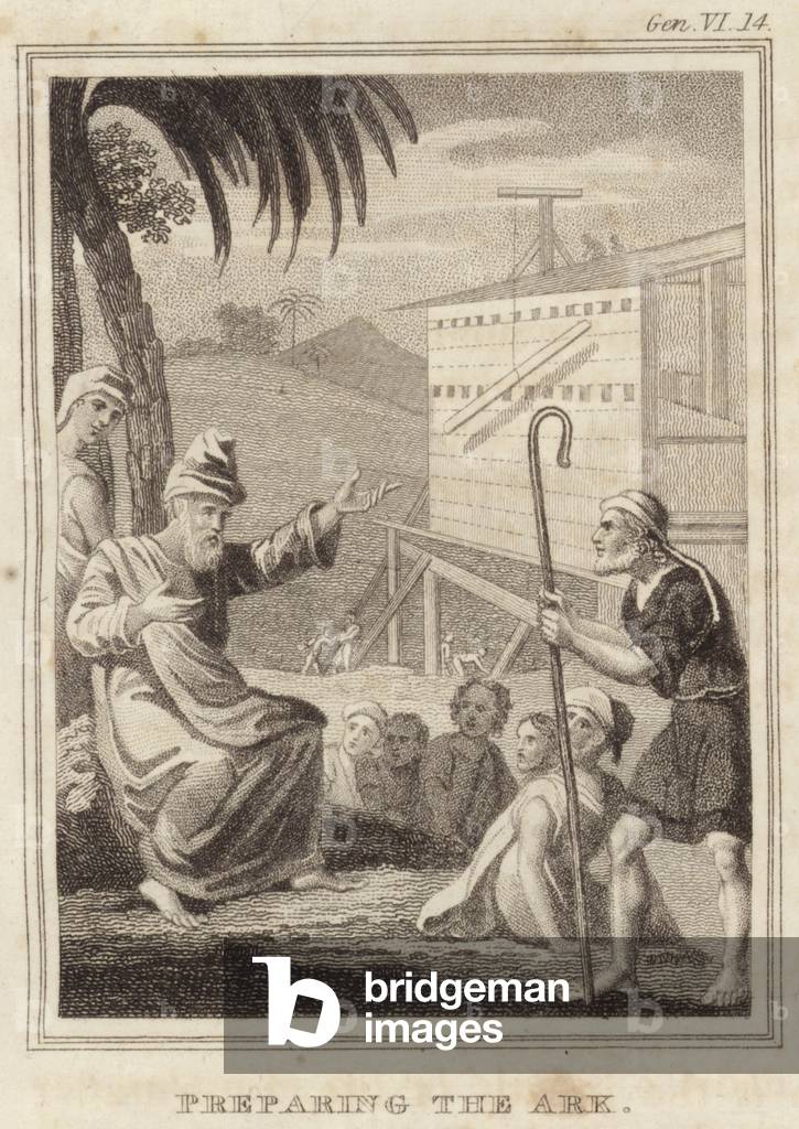 Preparing the Ark (engraving)