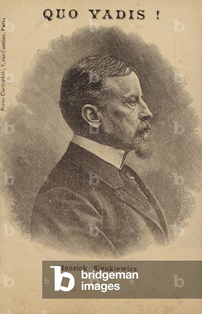 Henryk Sienkiewicz (1846-1916), Polish journalist and novelist (litho)