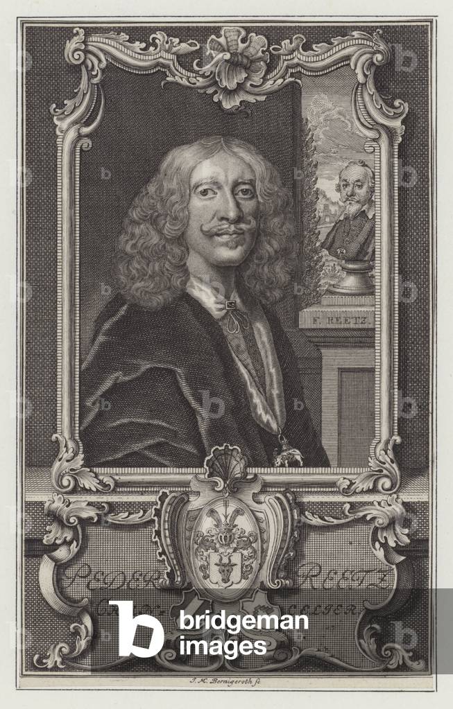Peder Reedtz, Danish politician and ambassador (engraving)