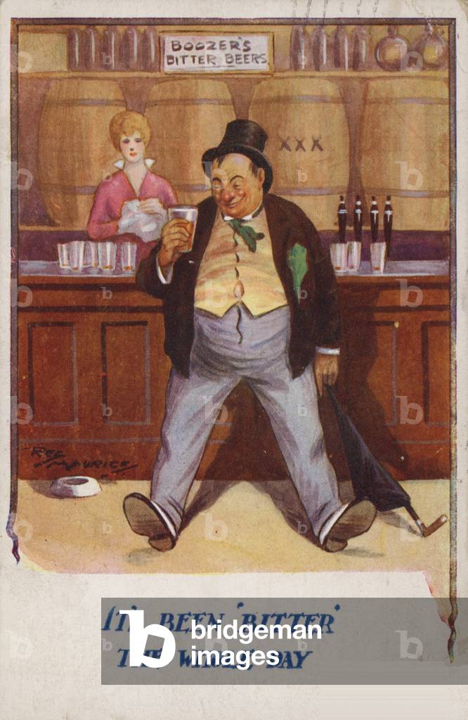Its been bitter the whole day (colour litho)