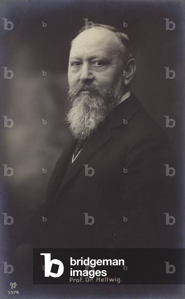 Professor Doctor Hellwig (b/w photo)