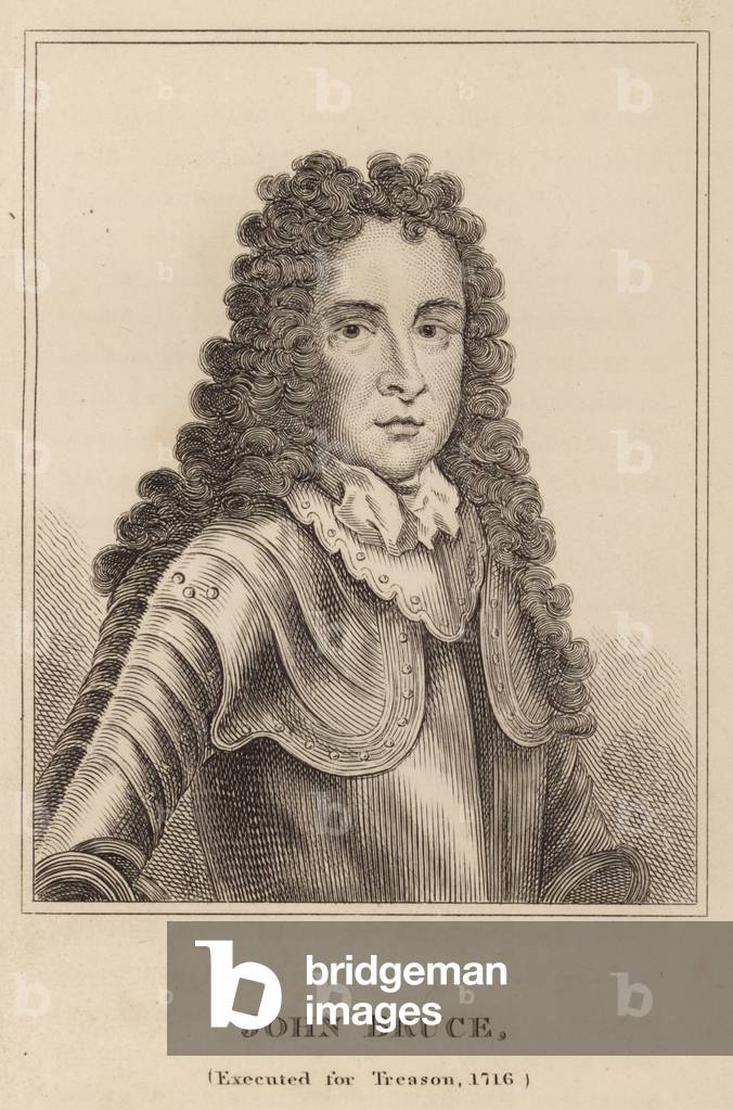 John Bruce, Executed for Treason, 1716 (engraving)