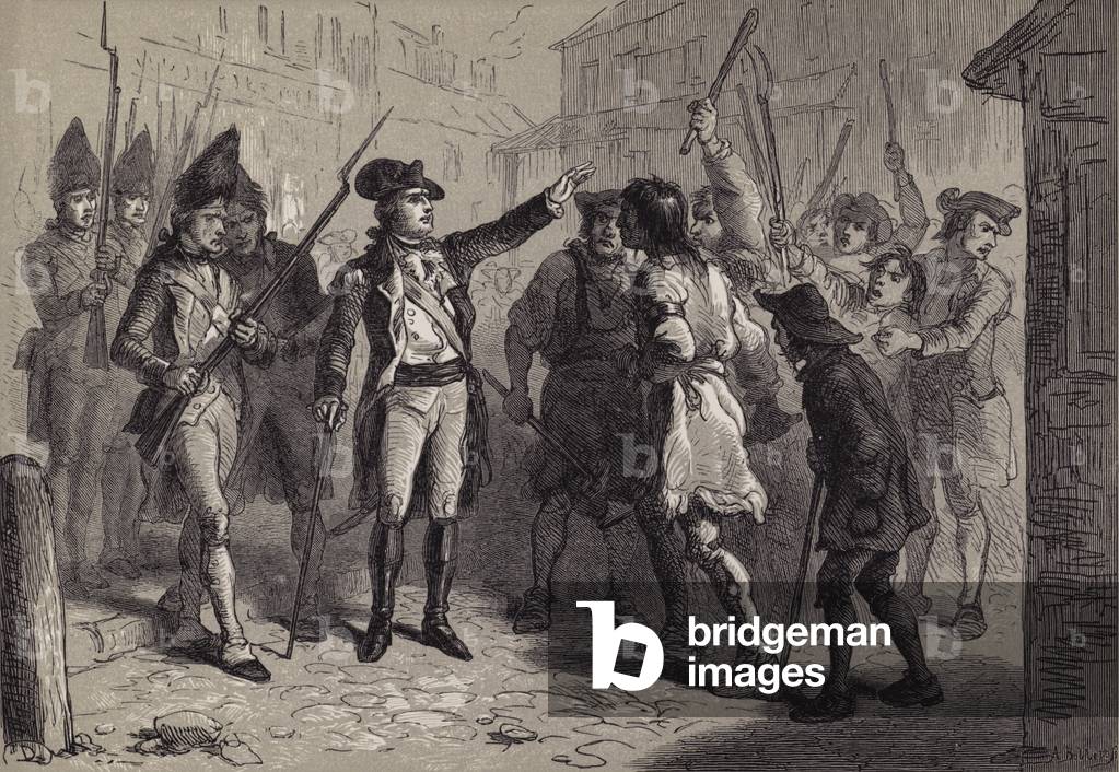 Governor Tryon and the Regulators (engraving)