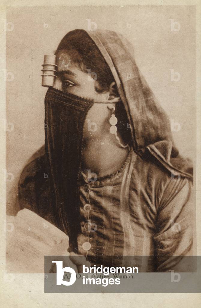 Cairo - Native Woman (b/w photo)