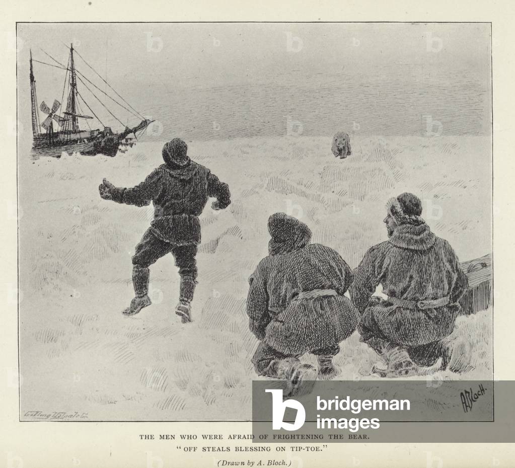 The men who were afraid of frightening the bear, 