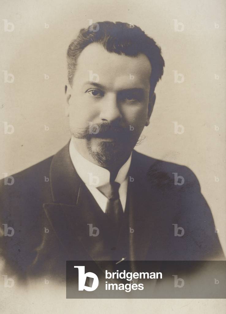 Portrait of Sergei Vasilenko (b/w photo)