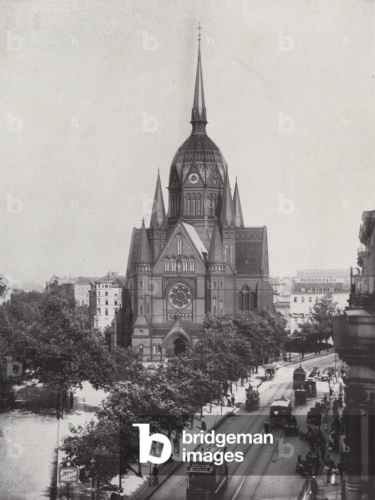 Kirche Zum Heiligen Kreuz (b/w photo)