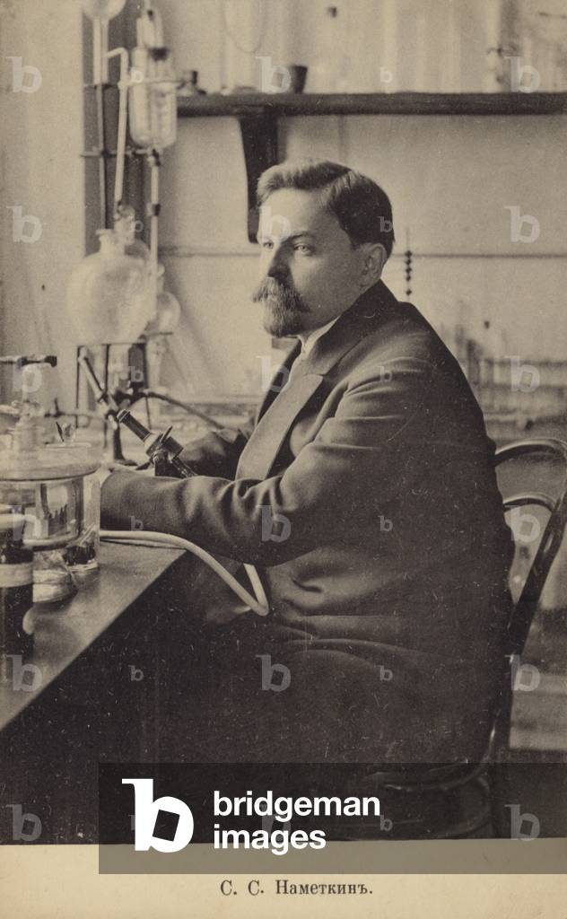 Sergey Nametkin, Russian chemist (b/w photo)