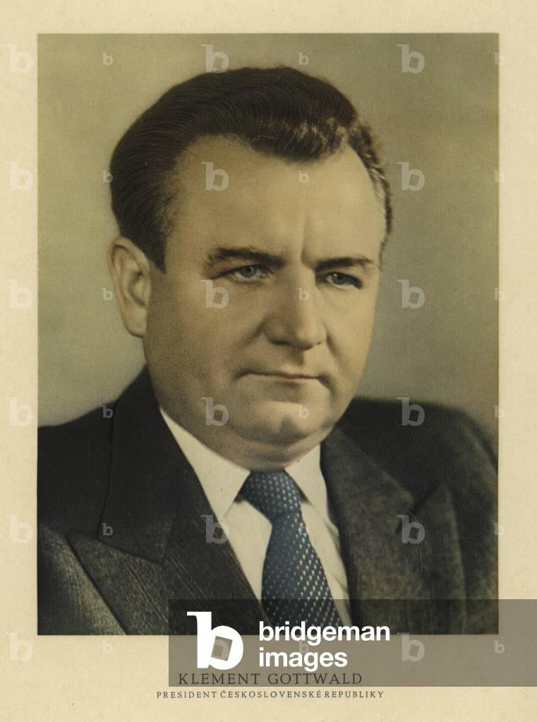 Klement Gottwald, Czechoslovakian politician and first communist leader of his country (photo)