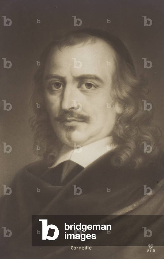 Pierre Corneille (1606-1684), French dramatist (litho)