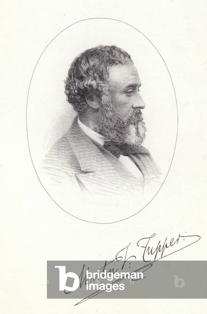 Portrait of Martin Farquhar Tupper (engraving)
