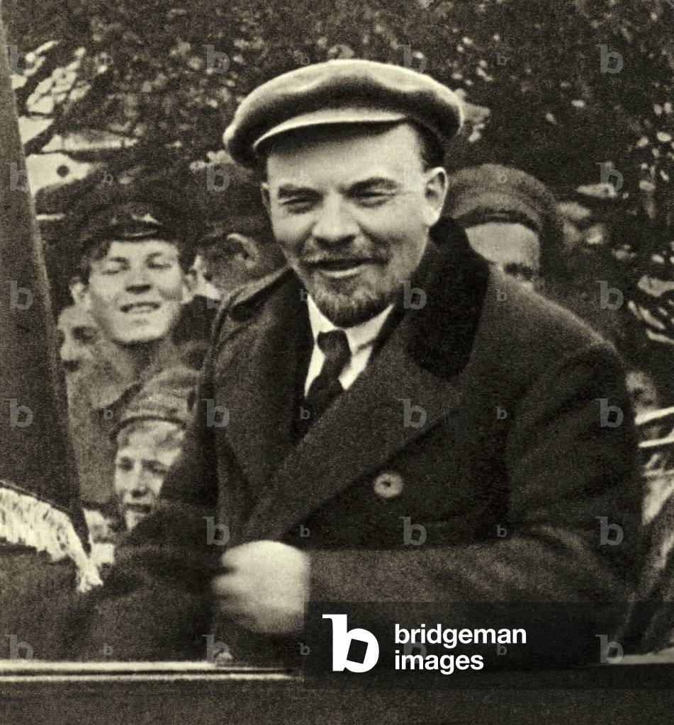 Lenin, Moscow, 1 May 1919 (b/w photo)