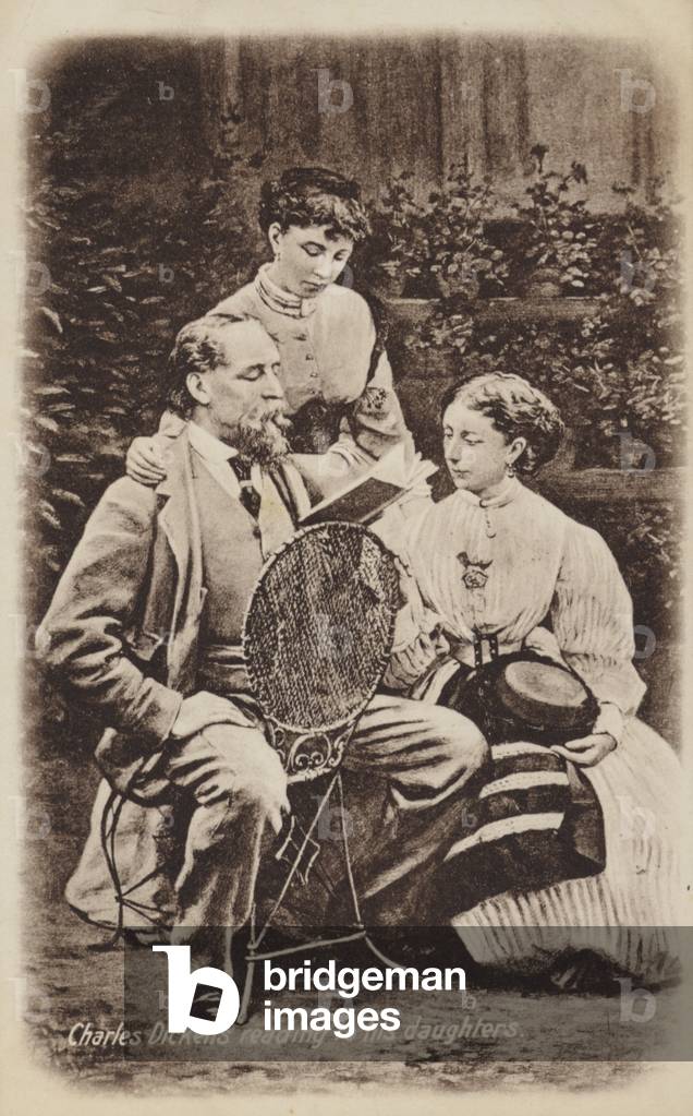 Charles Dickens (1812-1870), English novelist (litho)