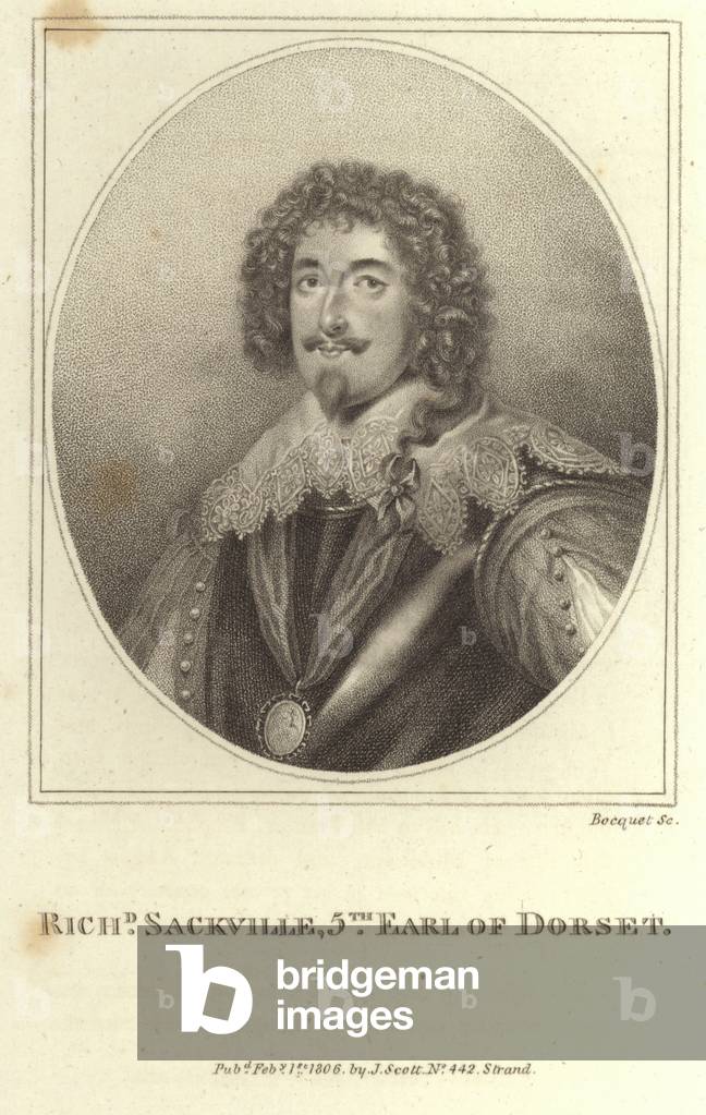 Richard Sackville the 5th Earl of Dorset (engraving)