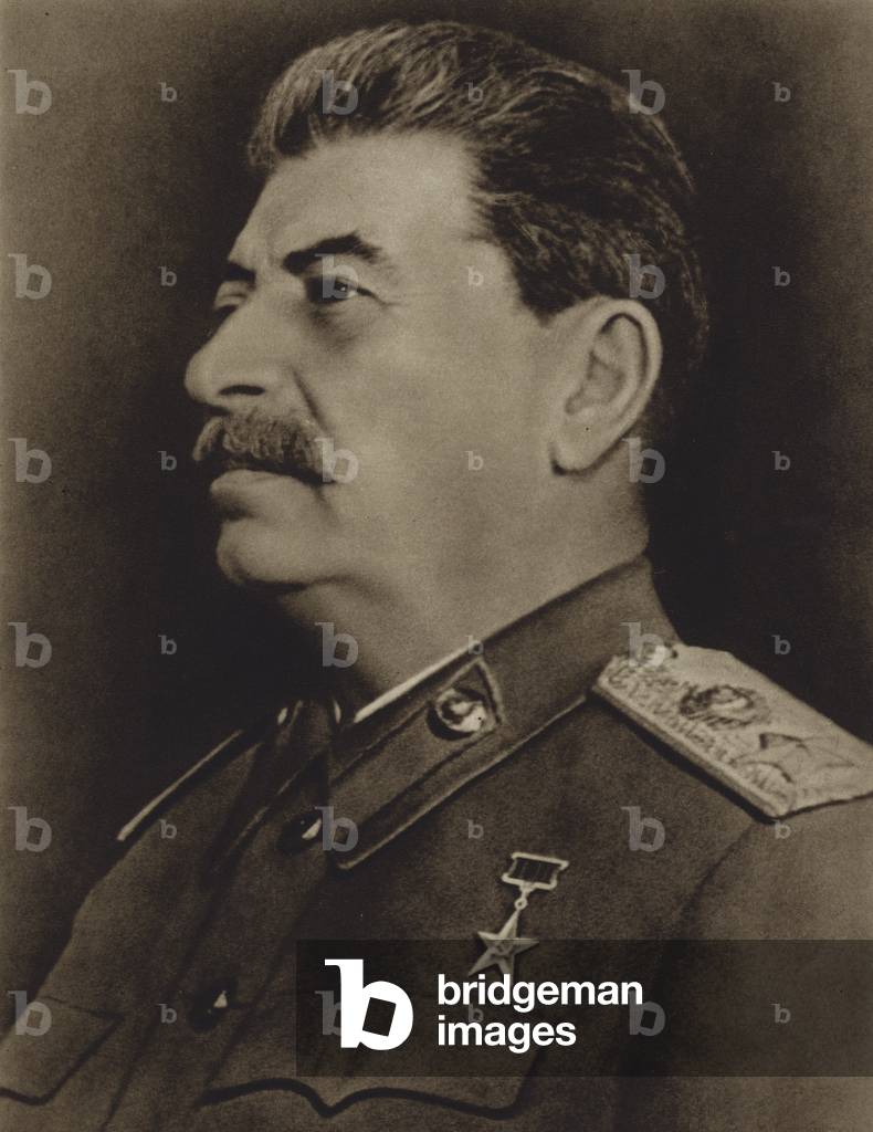 Soviet leader Joseph Stalin, 1948 (b/w photo)