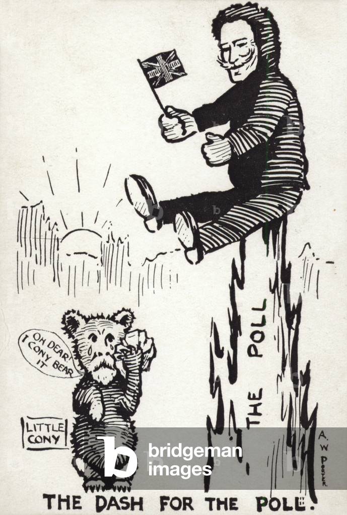 The Dash for the Pole (litho)