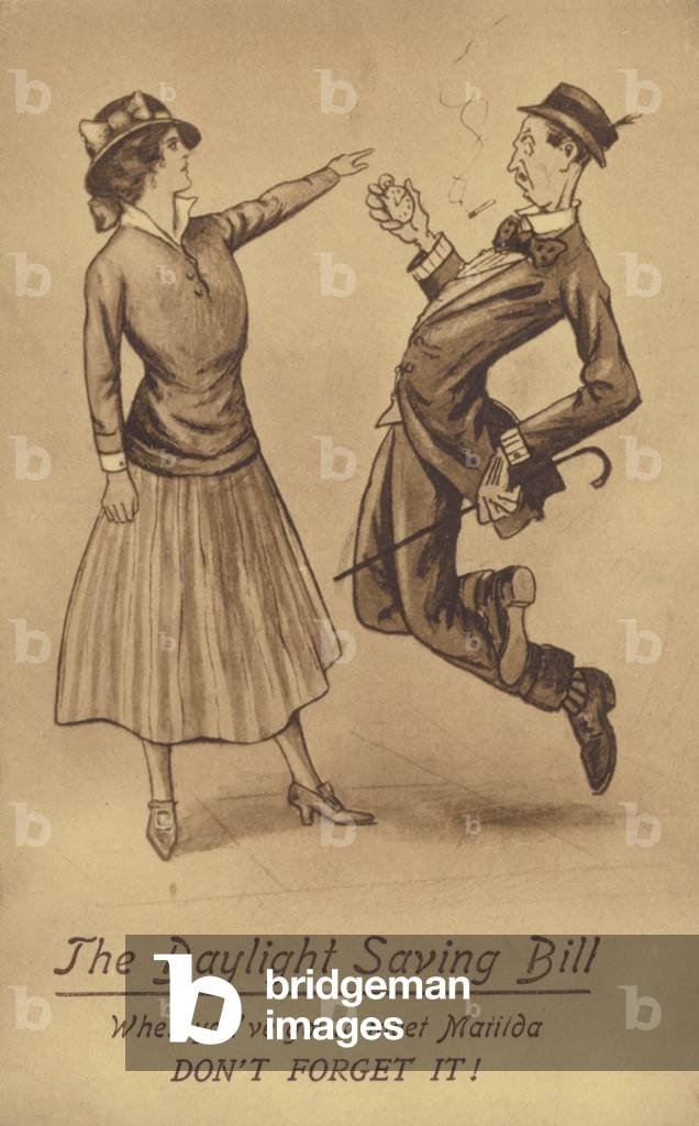 The Daylight Saving Bil (litho)