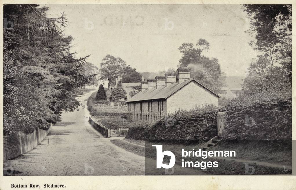 Bottom Row, Sledmere (b/w photo)