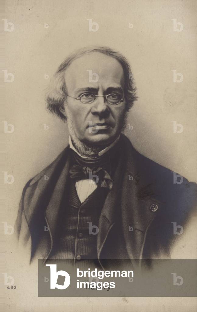 Portrait of Fromental Halevy (b/w photo)