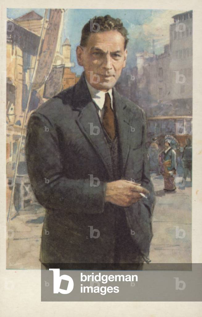 Richard Sorge, German Communist spy (colour litho)