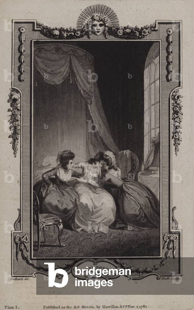 Scene from The History of Sir Charles Grandison, by Samuel Richardson (engraving)