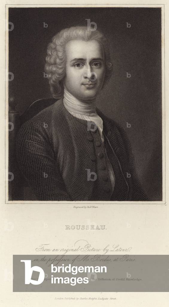 Portrait of Jean-Jacques Rousseau (engraving)