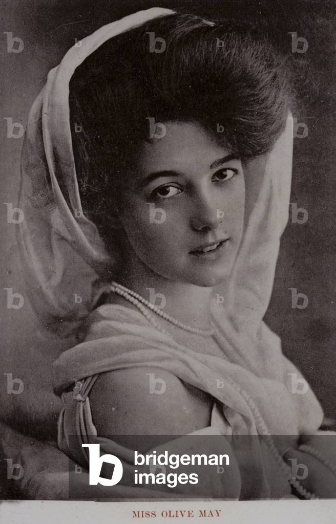 Miss Olive May (b/w photo)