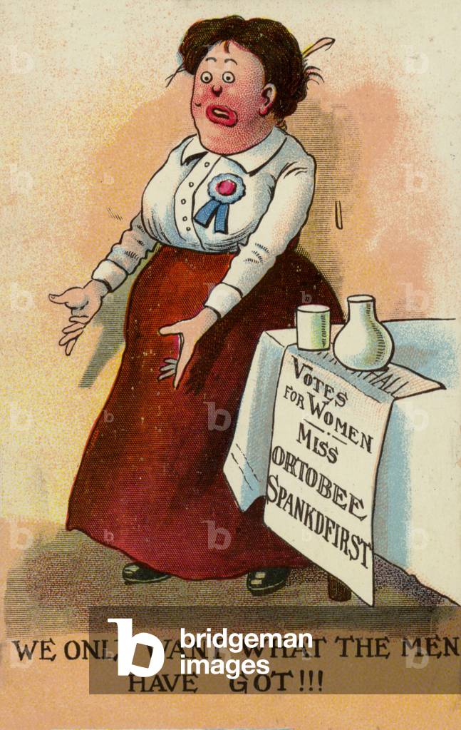 We Only Want What the Men Have Got!!! (colour litho)