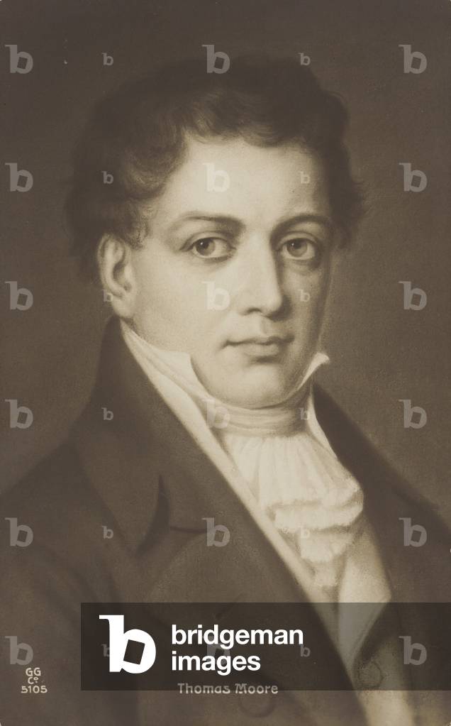 Thomas Moore (1779-1852), Irish poet, singer and entertainer (litho)