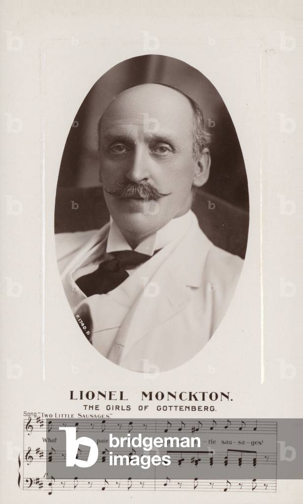 Portrait of Lionel Monckton (b/w photo)