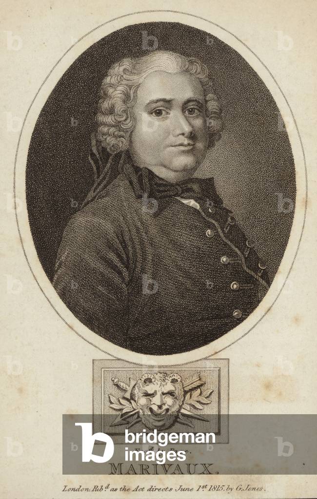 Pierre de Marivaux - French novelist and dramatist (1688-1763) (engraving)