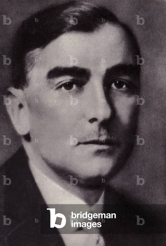Karol Szymanowski, Polish composer and pianist (b/w photo)